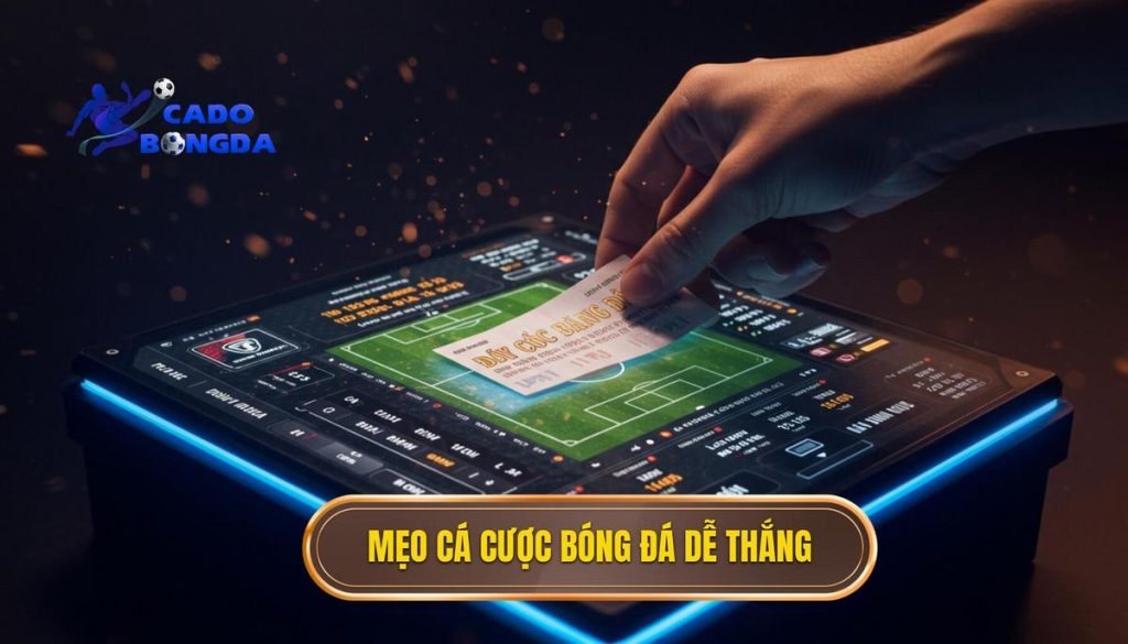 mẹo cá cược bóng đá dễ thắng