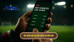 Kèo cược đội ghi bàn trong 10 phút đầu
