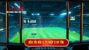 Kèo tài xỉu 3.75 hiệp 2