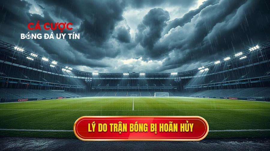 Tại sao trận đấu bóng đá bị hoãn hoặc hủy?