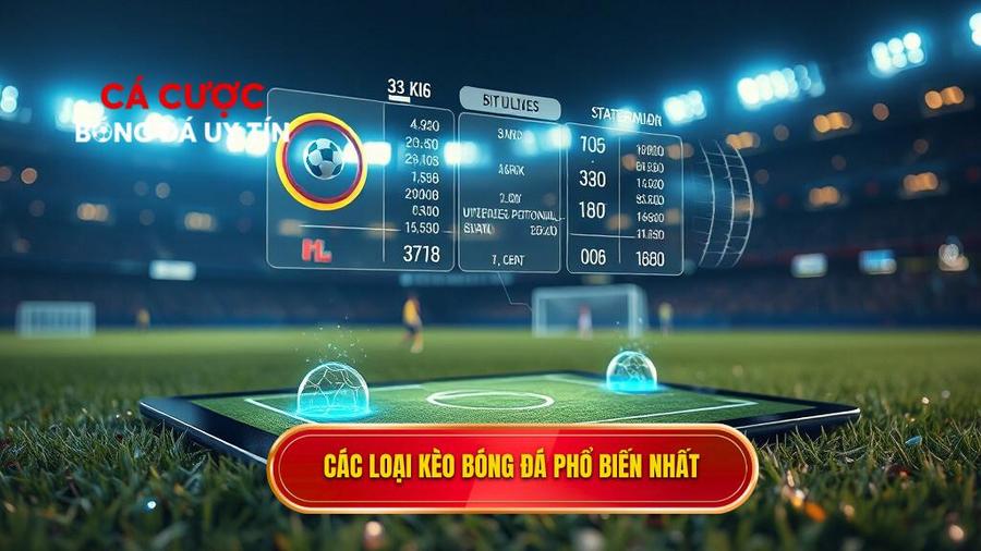 Các loại kèo bóng đá ăn tiền phổ biến nhất hiện nay