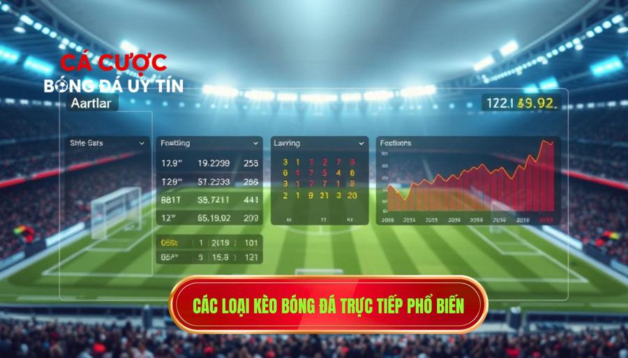 2. Các loại kèo bóng đá trực tiếp phổ biến